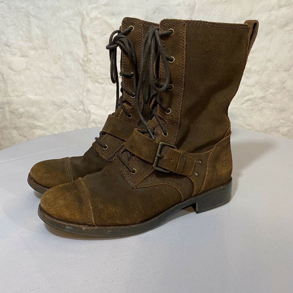 UGG Women’s Boots 7.5 Brown Distressed Suede